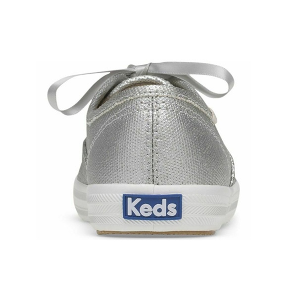 NWB KEDS Champion Matte Brushed Metallic Silver - Picture 4 of 8